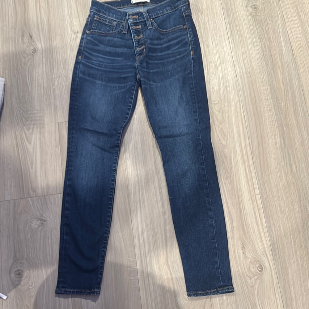MADEWELL Women's Dark Blue Jeans